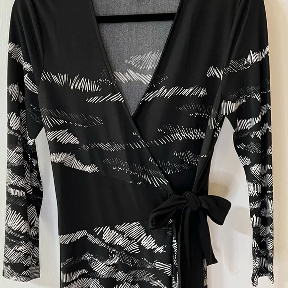 bcbg black wrap dress Sequin Wrap Dress main image 0